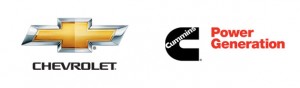 Chevrolet and Cummins Power Generation logos